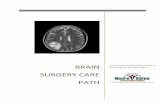 BRAIN SURGERY CARE PATH...can resume taking over-the-counter aspirin and NSAID (e.g. ibuprofen) products after surgery. DO NOT stop gabapentin (Neurontin) or seizure medications (e.g.