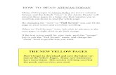 HOW TO READ ATENAS TODAY - Scomariscomari.com/Atenas Today PDF/Atenas Today, December 2016... · 2016-12-26 · HOW TO READ ATENAS TODAY THE NEW YELLOW PAGES Don’t forget to download