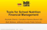 Tools for School Nutrition Financial ManagementTools for Financial Management - Rachelle- Final.xlsx •This benchmark is commonly used, but have limitations: ... •While labor cost