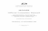 SENATE Official Committee Hansard · 1997-01-23 · SENATE Official Committee Hansard ENVIRONMENT, RECREATION, COMMUNICATIONS AND THE ARTS ... Mr Graeme Ward, Group Director, Regulatory