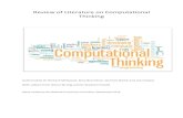 Review of Literature on Computational Thinking - NCCA · Review of Literature on Computational Thinking Authored by Dr Richard Millwood, Nina Bresnihan, ... 3.1 Integration 24 3.1.1
