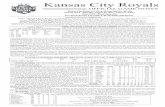 Kansas City Royals€¦ · Kansas City Royals • P.O. Box 419969 • Kansas City, MO 64141-6• • ©Kansas City Royals 2012969 2012 2011 Career 2012 2011 Career Jeremy Guthrie