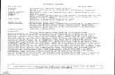 DOCUMENT RESUME - ERIC · DOCUMENT RESUME ED 264 962 PS 015 556 AUTHOR Perlmutter, Marion; And Others TITLE Social Influence on Preschool Children's Computer. Activity. SPONS …