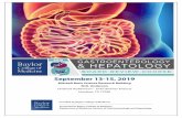 September 13 15, 2019 - CME Activities - GI Liver Board...September 13-15, 2019 Mitchell Basic Science Research Building M.D. Anderson Onstead Auditorium • 6767 Bertner Avenue Houston,