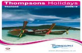 Thompsons Holidaysdownloads.thompsons.co.za/pdf/Thailand2008.pdf · Thompsons for Thailand 4-6 Bangkok 7 Pattaya 8 Hua Hin & Cha-Am 9-11 Phuket Koh Samui & Koh Chang 13 Phi Phi &
