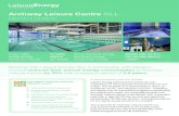 Archway Leisure Centre GLL North London...Archway Leisure Centre could benefit from a dramatic reduction in gas (28.2% per annum) and electricity consumption (37.6% per annum). The