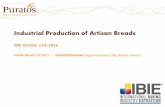 Industrial Production of Artisan Breads · Industrial Production of Artisan Breads IBIE October 11th 2016 Frank Devos ... Sourdough –starter ... 26/09/2016, Page 12 Daxner Bertrand.