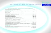 Journal of Consumer Ethics€¦ · 2 Journal of Consumer Ethics Vol Issue 2, October 20 7 Hall and Holmes Gender and Ethical Consumption: Towards a New Research Agenda Sarah Marie