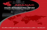 Adanac Brochure 2015 · A progressive, privately owned company with a staff consisting of highly skilled engineers, technicians, design and drafting engineers, quality, sales and