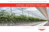 Front Cover Theme - Vermilion Energy€¦ · Front Cover Theme Sustainability is integrated into every facet of Vermilion’s business. This 15-hectare greenhouse is an example of