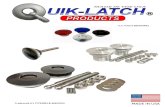 U.S. Patent 89607342 - quik-latch.com · Quik-Latch Products hood fasteners solve these problems, with a sleek and simple, yet elegant snap shut and quick release action. Quik-Latch