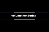 Volume Rendering - SJTU · Volumetric Shading •Shading is an important additional cue that can significantly increase the quality of volume rendering •illumination function (Phong