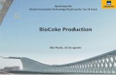 Apresentação do PowerPoint · 2 COKE PLANTS, Top Charging, 6m. Coke plant 1 – 1986 – 1100 kt/year + Coke plant 2 – 2008 – 600 kt/year 4,5 Mt Steel/year Mt Coke/year 1,7