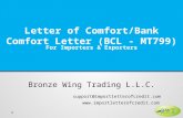 Apply Bank Comfort Letter – Letter of Comfort Process