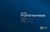 NEWCREST FY19 Full Year Results · Sandeep Biswas. Managing Director and Chief Executive Officer. Gerard Bond. Finance Director and Chief Financial Officer. Disclaimer. Forward Looking