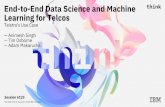 End-to-End Data Science and Machine Learning for Telcos · Deploying Logging +Serving Monitoring & Explainability Finetune & improvements Rollout Training optimization Model Model