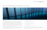 SonicWall product lines• Endpoint security • Cloud application security • Advanced security services ... connectivity demanded by today’s enterprises, government agencies,