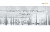 ENVIRONMENTAL, SOCIAL & GOVERNANCE FOCUS … Focus Areas...Enerplus' ESG focus areas; and the capital costs associated with achieving the ESG focus area targets, commitments and ambiti