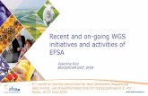 Recent and on-going WGS initiatives and activities of EFSAold.iss.it/binary/vtec/cont/Rizzi_WGS_activities_EFSA_16_17_06_16.pdf · Recent and on-going WGS initiatives and activities
