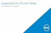 SupportAssist for PCs and Tablets · Technical Support 84% reduction Days for parts replacement ProSupport Plus HP Elite Lenovo Priority Technical Support 5X faster HP Elite Lenovo