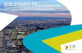EFFICIENCY LEADERSHIP - Environment Victoriaenvironmentvictoria.org.au/wp-content/uploads/2015/11/... · 2019-11-13 · 6 SIX STEPS TO EFFICIENCY LEADERSHIP | THE PATH TO energy AND