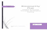 Biosecurity Plan · Web viewPre-clean Remove all feed from feeders, feed lines, and from feed tank Remove all live and dead birds from the building and properly dispose Cover all