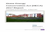 Home Energy Conservation Act (HECA) 2017 Report · 2017-04-06 · 1.1 Home Energy Conservation Act 1995 The Home Energy Conservation Act 1995 requires all Local Authorities to establish