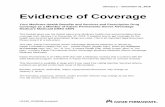 Evidence of Coverage - Kaiser Permanente · Evidence of Coverage . ... Coverage as a Member of Kaiser Permanente Senior Advantage Medicare Medicaid (HMO SNP) ... numbers are printed