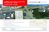 16585 Conneaut Lake Rd. - LoopNet · 16585 Conneaut Lake Rd. Meadville, PA 16335 LAND FOR LEASE PROPERTY FEATURES ... and GSA or its client. This listing shall not be deemed an offer