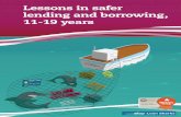 Lessons in safer lending and borrowing, 11-19 years · Teacher guidance: Lessons in safer lending and borrowing, 11-19 years 5 Resources required Vocabulary † Examine where money