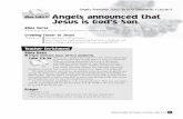 Angels Announce Jesus’ Birth to Shepherds • Lesson 4 Bible ...storage.cloversites.com/communitybiblechurch4/documents/presch lesson 4.pdf · Angels Announce Jesus’ Birth to