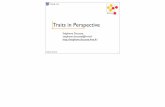 Traits in Perspective - Stéphane Ducassestephane.ducasse.free.fr/Presentations/2009-TraitsAtSC.pdf · Traits in Perspective. Our expertise Supporting software evolution and software