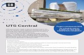 UTS Central · Sustainability rating: Targeting a 5 Star Green Star Design and As-Built rating certified by the Green Building Council of Australia Building use: UTS Central will