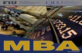 BROCHURE MBA FIU - Quality Leadership University Panamaorders should be payable to Florida International University. A 4-year Bachelor`s degree from a regionally accredited institution