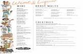 WINE BRASS MULES · 2018-06-29 · STEAL-A-MULE - 19 ENJOY ANY MULE & “STEAL” THE MUG COCKTAILS HOPPED GRAPEFRUIT OLD FASHIONED - 12 Bulleit® Bourbon, Luxardo Maraschino Liqueur,