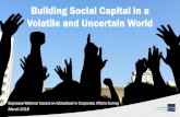Building Social Capital in a Volatile and Uncertain World€¦ · Building Social Capital in a Volatile and Uncertain World Espresso Webinar based on GlobeScan’s Corporate Affairs