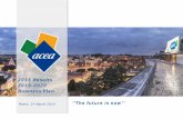 2015 Results - Acea · 3/14/2016  · Acea Group 2015 Results . ACEA Group . 8 . Status of receivables . Apr 2014 . Principal improvements already completed and implemented, ... Jul