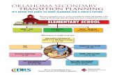 Oklahoma Secondary Transition Planning...Oklahoma Secondary Transition Planning IT’S NEVER TOO EARLY TO START PLANNING FOR A CHILD’S FUTURE. This is a recommended time frame. However,
