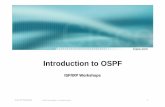 Introduction to OSPF - Network Startup Resource Center · • Routing protocol packets are sent with type of service (TOS) of 0 • Five types of OSPF routing protocol packets Hello
