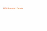 MSI Rootport Demo - Intel · This demo is controlled by running the Altera system-console utility on the ... This allows the system -console utility to interact with a JTAG Master