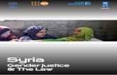 Syria - UNDP Justice...SYRIA Domestic violence Syria does not have domestic violence legislation. Abortion for rape survivors Abortion is prohibited by Articles 525–532 of the Penal