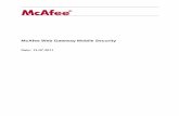 Whitepaper: McAfee Web Gateway Mobile Security€¦ · MWG Mobile security documentation Version: 2.2 Date: 2011-07-13 2011 Page 2 of 22 This document is issued by McAfee GmbH, Germany