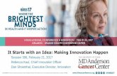 It Starts with an Idea: Making Innovation Happen · 1. Learning Objectives and Essential Conversation Format 2. The HIMSS Value STEPS™ Framework 3. Conversation Starters and Discussions
