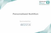 Personalised Nutrition - Vitafoods Asia...Lifestyle x Products for athletes at different stages of training. x High altitude training x Frequent traveler Lifestyle diseases x Diagnostics