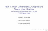 Part 4: High Dimensional, Graphs and Trees, User Studiestmm/talks/tecs08/part4.handout.pdf · 2008-01-04 · Mini-Course Outline I Part 1: Monday morning I Intro I Design Studies