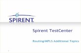 Spirent TestCenter · BFD Solution Summary BFD support for IPv4 and IPv6 routing over ATM, Ethernet, ... 800 OSPF P2P – 40K Inter Area ... Differences from EIGRP for IPv4: Configured