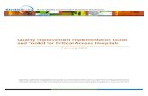 Quality Improvement Implementation Guide and Toolkit for ... · Quality Improvement Implementation Guide and Toolkit for CAH Hospitals Stratis Health Rural Quality Improvement Technical
