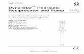 Dyna-Star Hydraulic Reciprocator and Pump · 2 days ago · 3. Open the dispensing valve to relieve pressure. 4. Open the pump outlet drain valve and have a con-tainer ready to catch