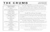 THE CRUMB - Middlebury · due March 1 each year. Check the Bread Loaf web site for details. the crumb Vol. 89 No. 7 Tuesday, August 19, 2014 page 2 Streep Shares Secrets of Magazine