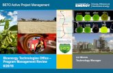 BETO Active Project Management - Energy.gov · Cost Share Total Project Funds Spent to date FY15 Total Spend plan (DOE & Cost Share) Fiscal Year Estimated Spending Plan (if applicable,
